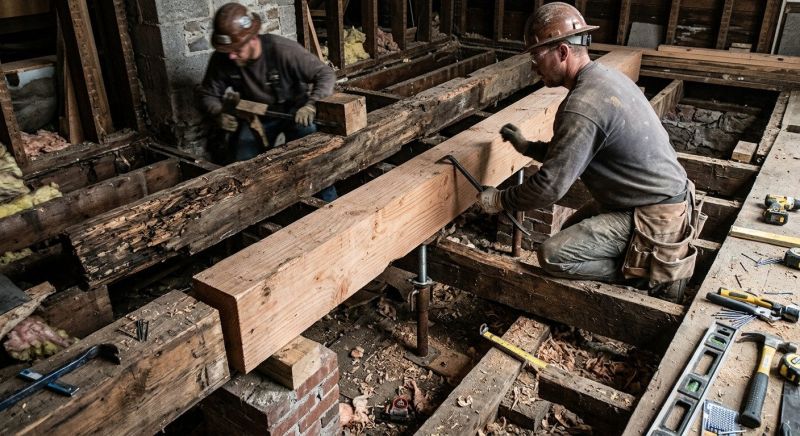 Floor Beam Repair in Wilmington, NC